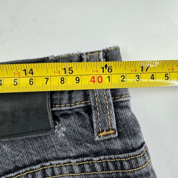 Y2K 100% Cotton Lacoste Jeans Regular Fit Straight Leg Black Gray W32 - L31 - Picture 6 of 13